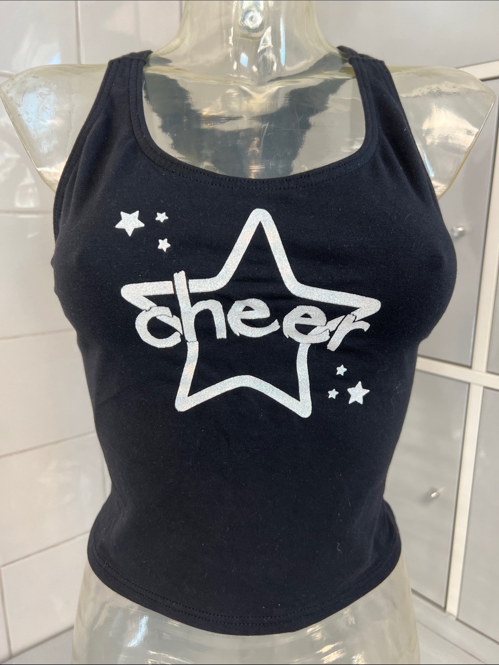 Cheer Star Racerback Cotton Tank Top L NWOT